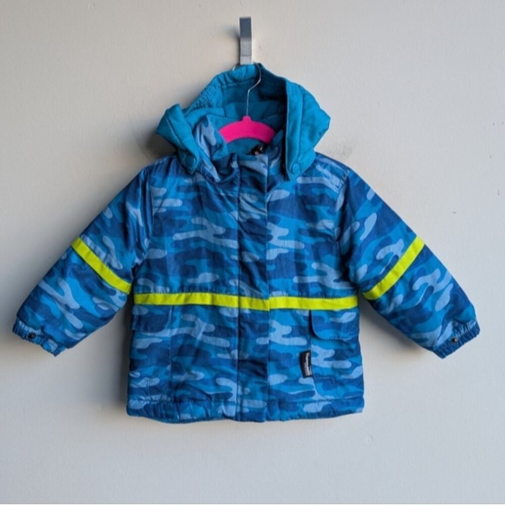 Alpinetek Baby Boy Camo Hooded Winter Jacket
